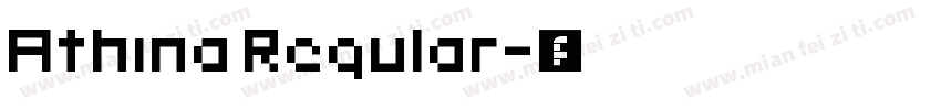 Athina Regular字体转换
